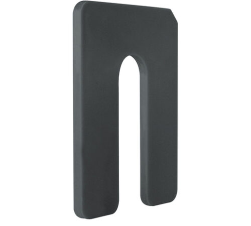 AiglePlast - Plastic Horseshoe Shims - Black 1/4" x 4"