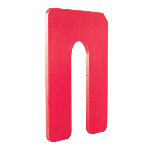 AiglePlast - Plastic Horseshoe Shims - Red 1/8" x 4"